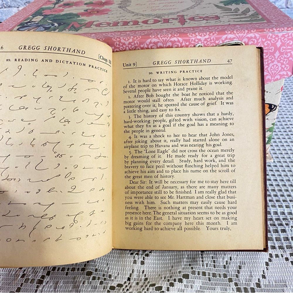 Gregg Shorthand VTG Anniversary Edition Hardcover Copyright 1929 - Picture 12 of 12